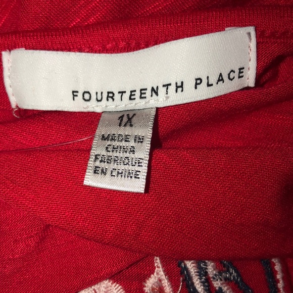 Cold shoulder embroidered top - Picture 4 of 5